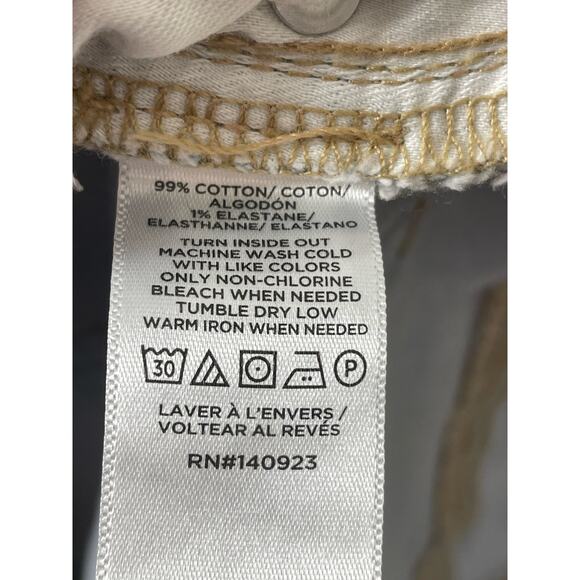 LOFT The Girlfriend Jeans Light Wash Mid-Rise Curvy Fit 26 NWT - Picture 5 of 6